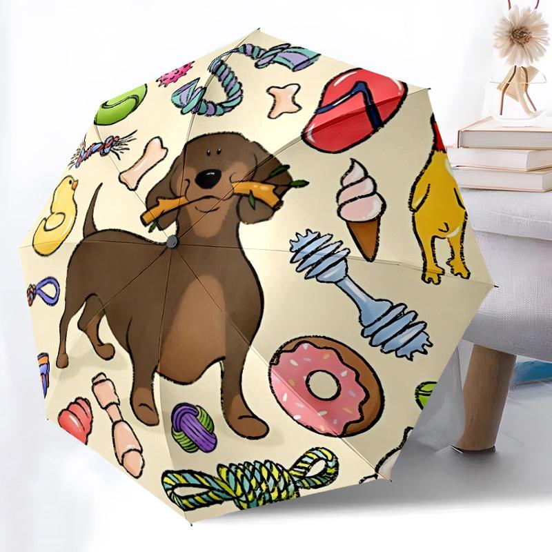 1pc Dachshund Automatic Folding Umbrella - 8-Rib Durable Iron Frame, Compact Portable for Daily Travel yy251205029
1pc Dachshund Automatic Folding Umbrella - 8-Rib Durable Iron Frame, Compact Portable for Daily Travel yy251205029