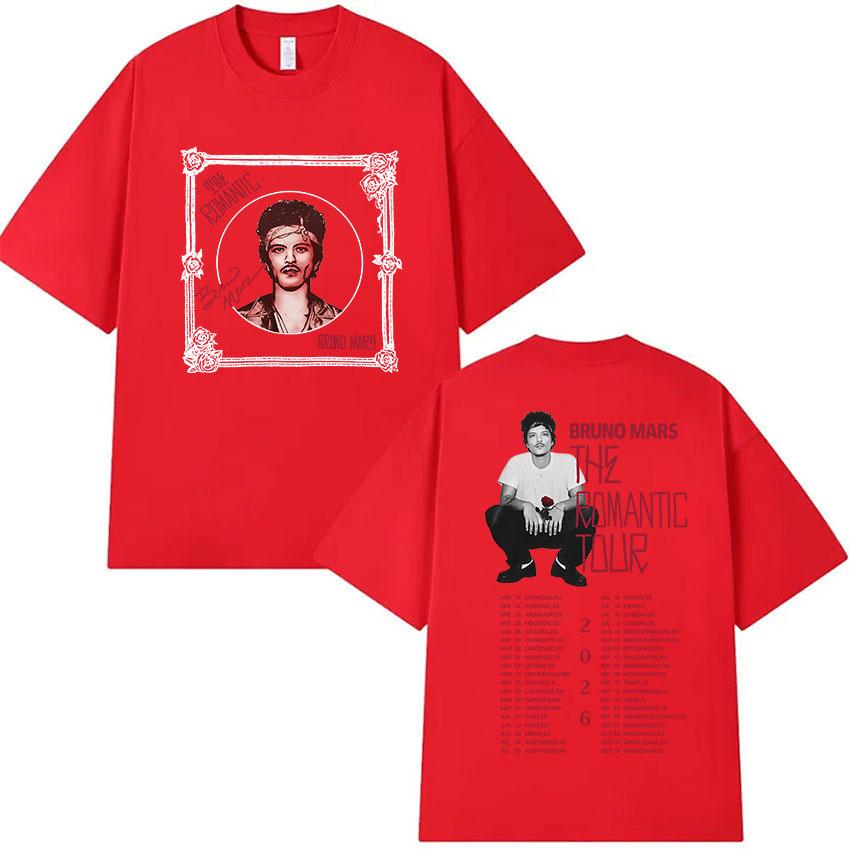 Bruno Mars The Romantic Tour 2026 Summer Printed Tshirt Mens Hip Hop Luxury Fashion Tshirt Y2k Retro Harajuku Cotton Tshirt M
Bruno Mars The Romantic Tour 2026 Summer Printed Tshirt Mens Hip Hop Luxury Fashion Tshirt Y2k Retro Harajuku Cotton Tshirt M