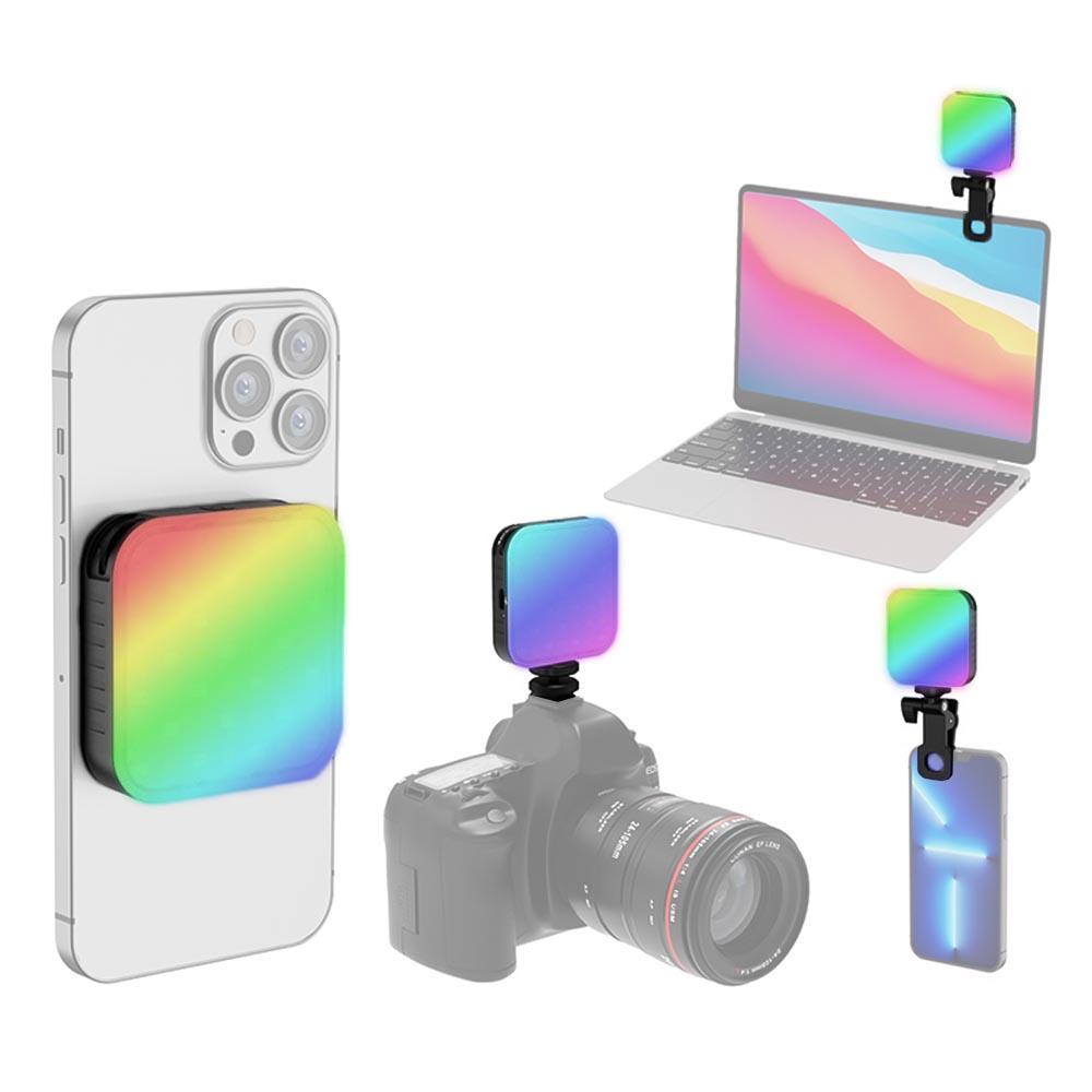 Магнитный карманный RGB видеосвет для фотосъемки заполняющий свет 2500K-9000K с регулировкой яркости 20 световых эффектов чёрный
Магнитный карманный RGB видеосвет для фотосъемки заполняющий свет 2500K-9000K с регулировкой яркости 20 световых эффектов чёрный