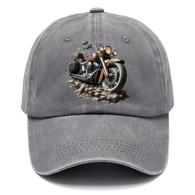 Motorcycle Graphic Baseball Cap Vintage Washed Adjustable Outdoor Sports Hat Unisex Adults One Size сірий
Motorcycle Graphic Baseball Cap Vintage Washed Adjustable Outdoor Sports Hat Unisex Adults One Size сірий