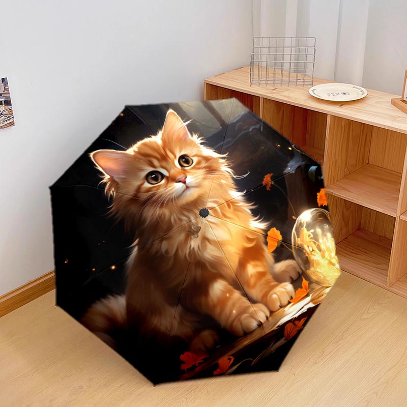 1 PC Automatic Folding Umbrella - Cute orange cat Pattern, Portable & Foldable Design with 8 Ribs, Christmas Birthday Gifts
1 PC Automatic Folding Umbrella - Cute orange cat Pattern, Portable & Foldable Design with 8 Ribs, Christmas Birthday Gifts