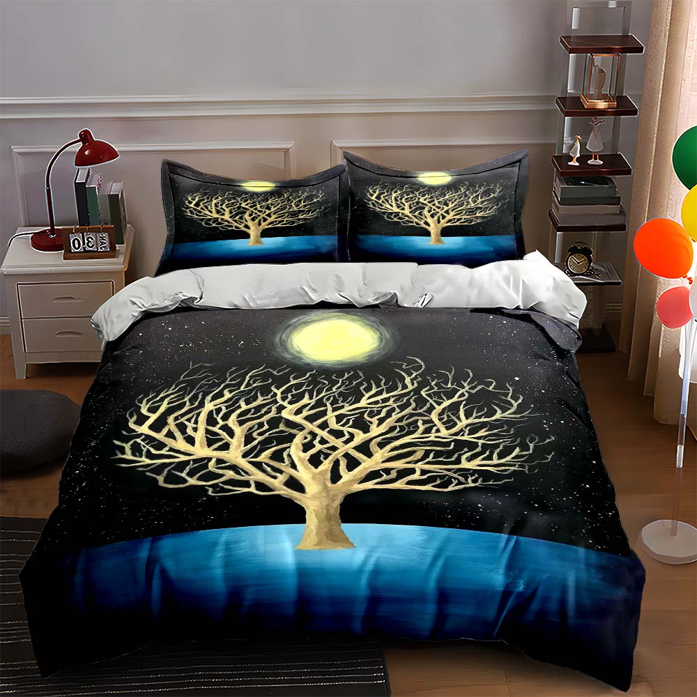 Golden glowing tree. Bedding Duvet cover sets Duvet covers Pillowcases gifts (1 * Duvet Cover 2 * Pillowcases, without duvet insert) 135x200cm
Golden glowing tree. Bedding Duvet cover sets Duvet covers Pillowcases gifts (1 * Duvet Cover 2 * Pillowcases, without duvet insert) 135x200cm