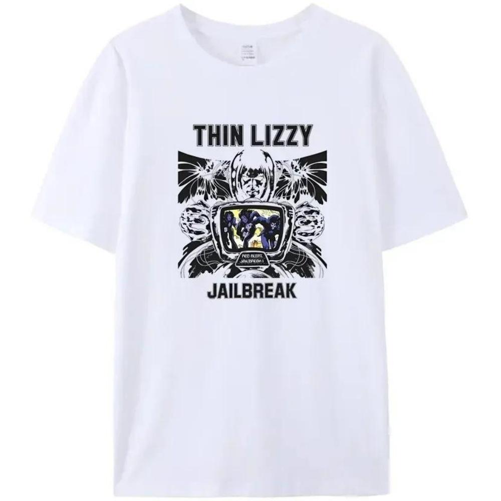 2024 Men s T-shirt 100% CottonHarajuku T-shirt Thin Lizzy Retro Cotton JAILBREAK Women s Popular Letter Print Black Tee XXXXXL чорний
2024 Men s T-shirt 100% CottonHarajuku T-shirt Thin Lizzy Retro Cotton JAILBREAK Women s Popular Letter Print Black Tee XXXXXL чорний