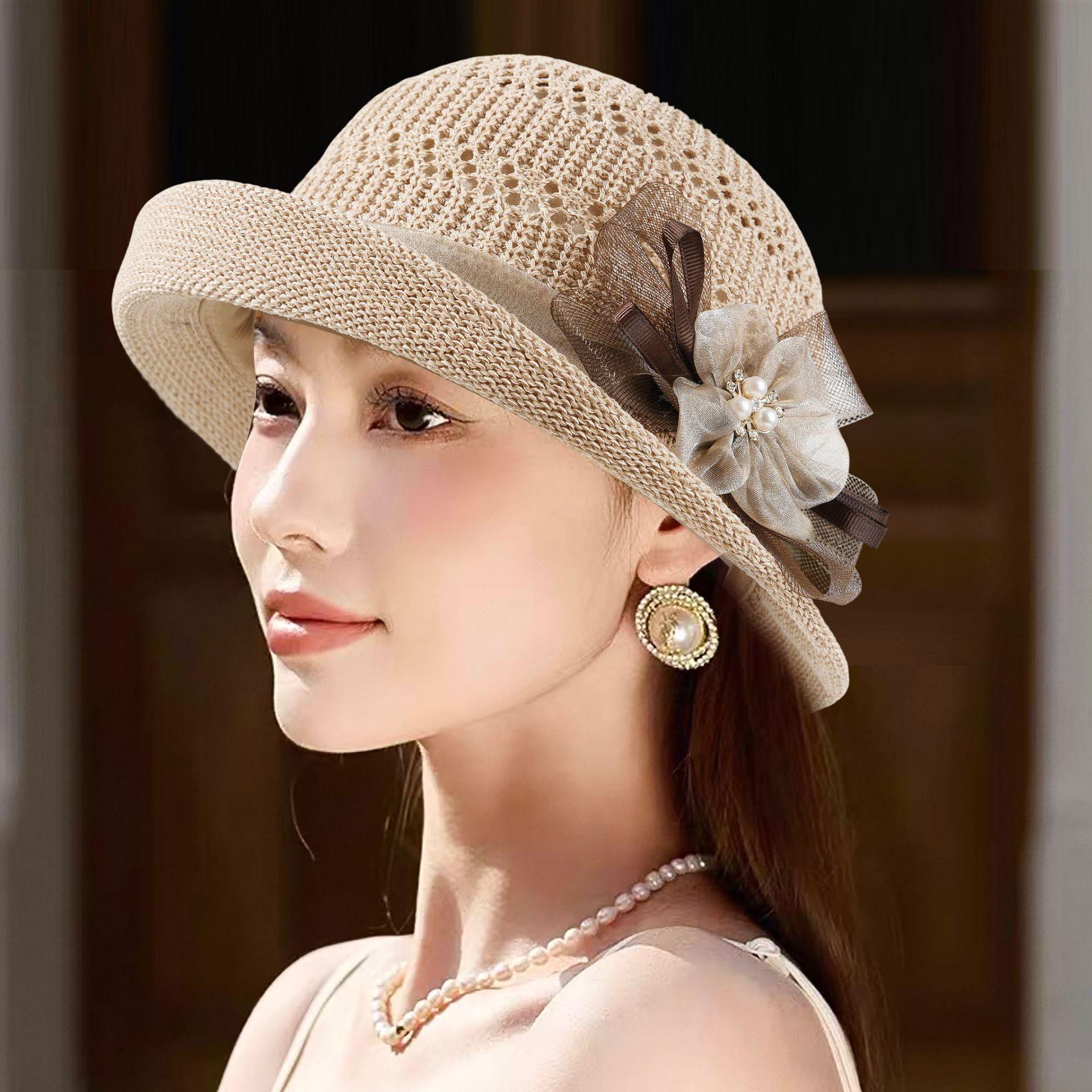 Hat Ladies French Lace Flower Upturned Edge Basin Hat Summer Hollow Breathable Casual Celebrity Wind Show Face Small Shade M(56-58cm) хаки
Hat Ladies French Lace Flower Upturned Edge Basin Hat Summer Hollow Breathable Casual Celebrity Wind Show Face Small Shade M(56-58cm) хаки