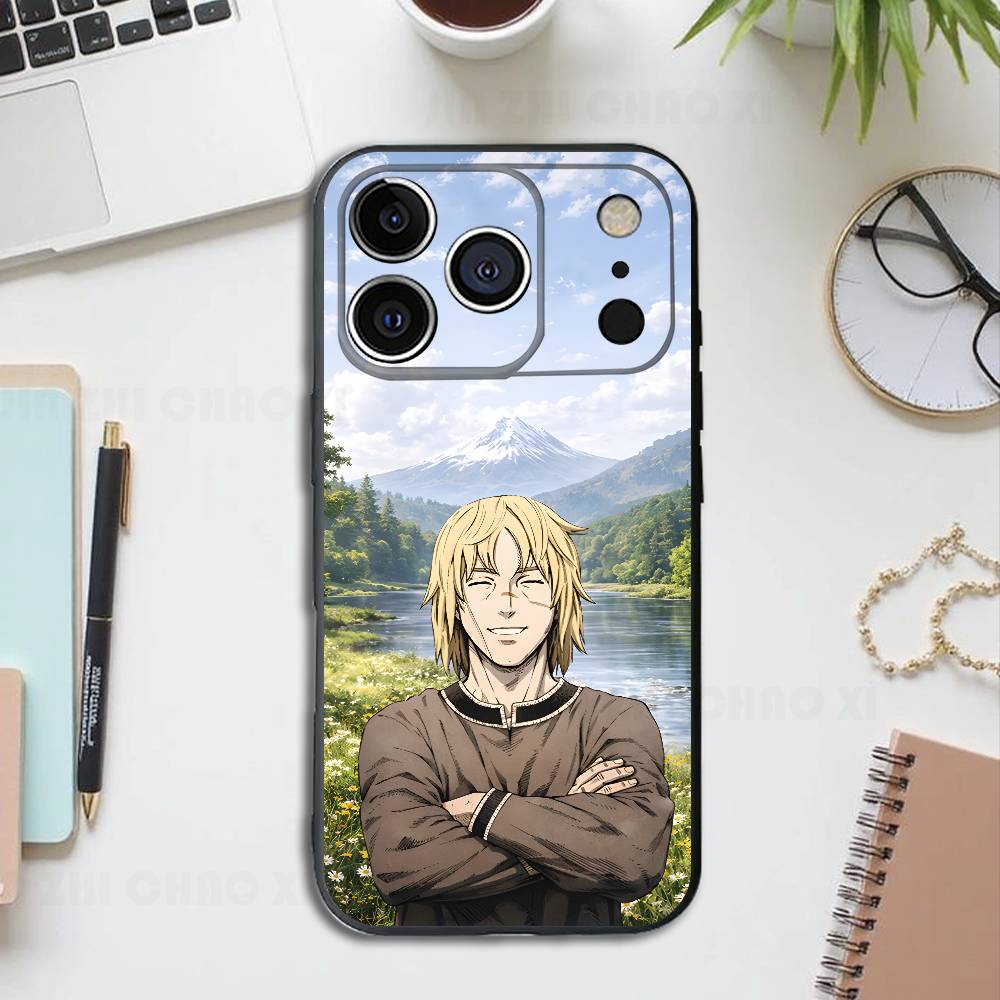 Comics Vinland S-Saga Black Phone Case For IPhone 17 16 15 14 13 12 13 12 11 Pro Max Plus XS XR Silicone Soft Back Cover iPhone13mini
Comics Vinland S-Saga Black Phone Case For IPhone 17 16 15 14 13 12 13 12 11 Pro Max Plus XS XR Silicone Soft Back Cover iPhone13mini