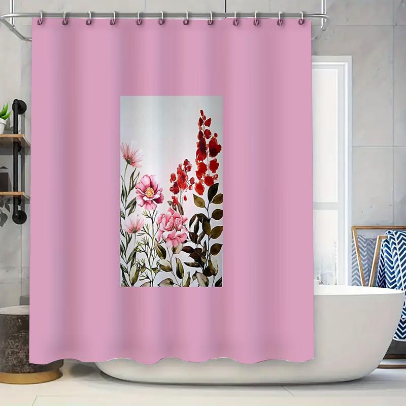 Floral Shower Curtain Botanical Print Waterproof Bathroom Decor Vintage Flower Pattern Fabric Backdrop For Tub W60H190(CM)-1 Pcs
Floral Shower Curtain Botanical Print Waterproof Bathroom Decor Vintage Flower Pattern Fabric Backdrop For Tub W60H190(CM)-1 Pcs