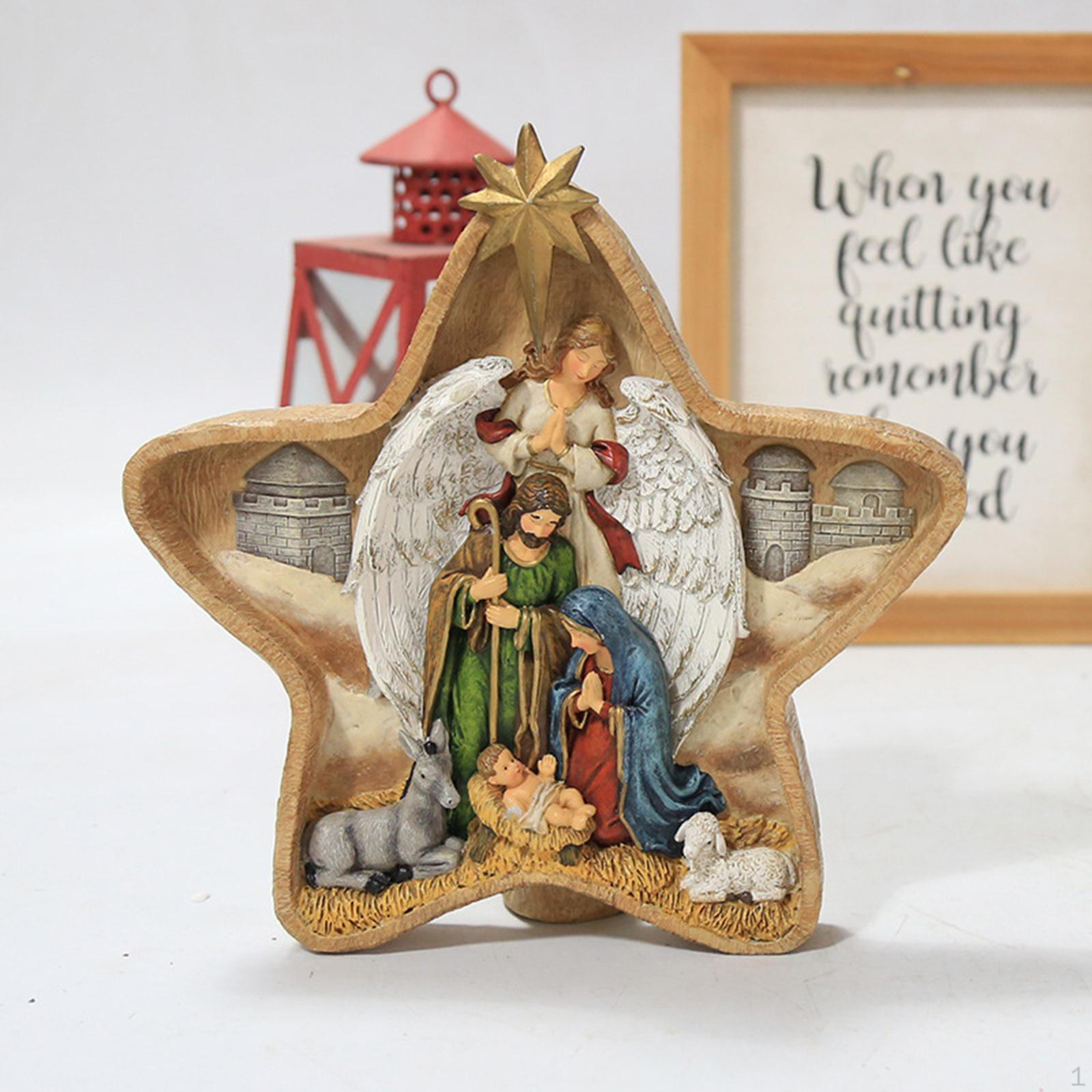 Birth Figurine Shelf, Desk Statue Ornament Decoration Star
Birth Figurine Shelf, Desk Statue Ornament Decoration Star