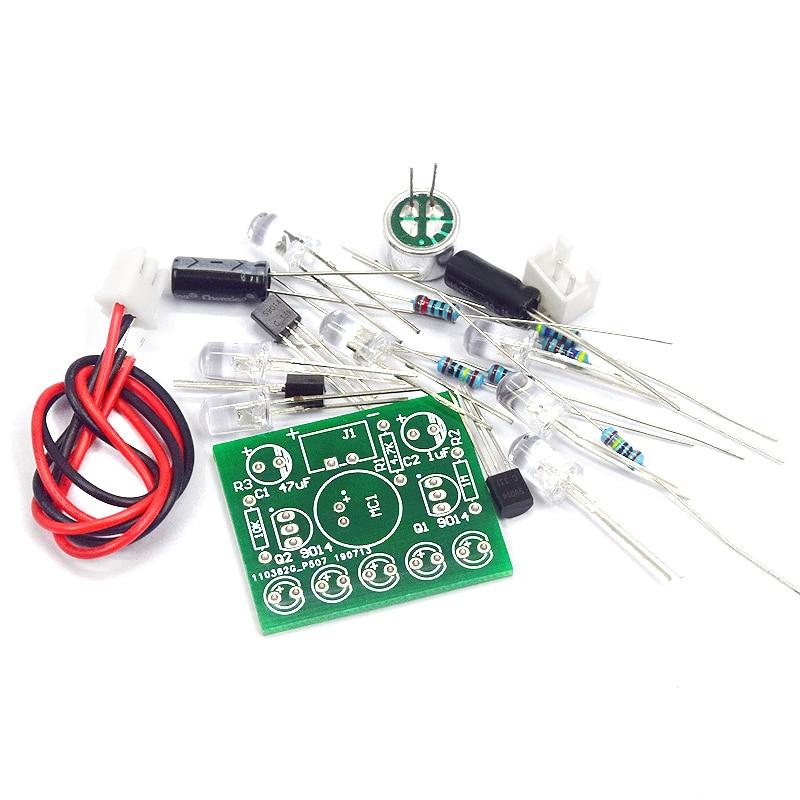 3V-5.5V Голосовая контрольная лампа Светодиодная мелодия Световой модуль DIY Электронный забавный набор Производственная лаборатория
3V-5.5V Голосовая контрольная лампа Светодиодная мелодия Световой модуль DIY Электронный забавный набор Производственная лаборатория