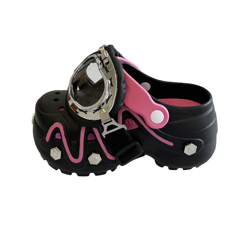 Новые женские модные и универсальные повседневные тапочки с толстой подошвой и закрытым носком, увеличивающие рост, удобные, с отверстиями для очков 39
Новые женские модные и универсальные повседневные тапочки с толстой подошвой и закрытым носком, увеличивающие рост, удобные, с отверстиями для очков 39