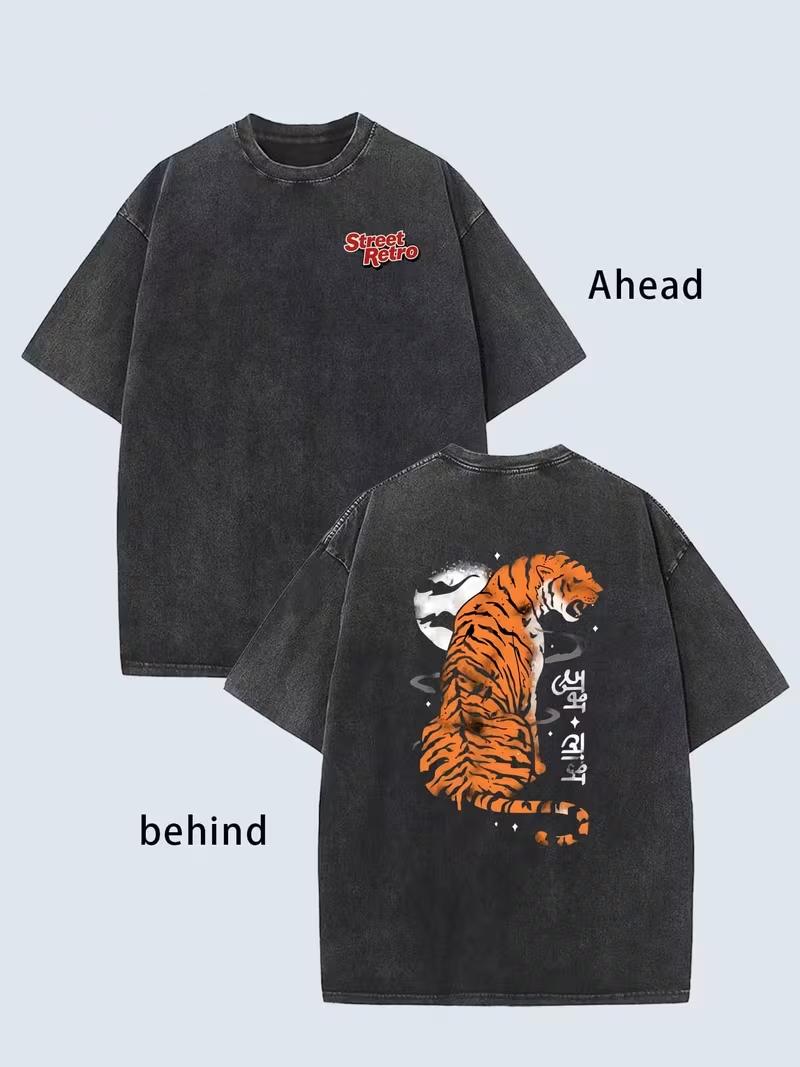 Vintage Tiger Head Graphic TShirt Retro Distressed Wild Animal Print Tee Casual Loose Fit Short Sleeve Tops for Men Women S
Vintage Tiger Head Graphic TShirt Retro Distressed Wild Animal Print Tee Casual Loose Fit Short Sleeve Tops for Men Women S