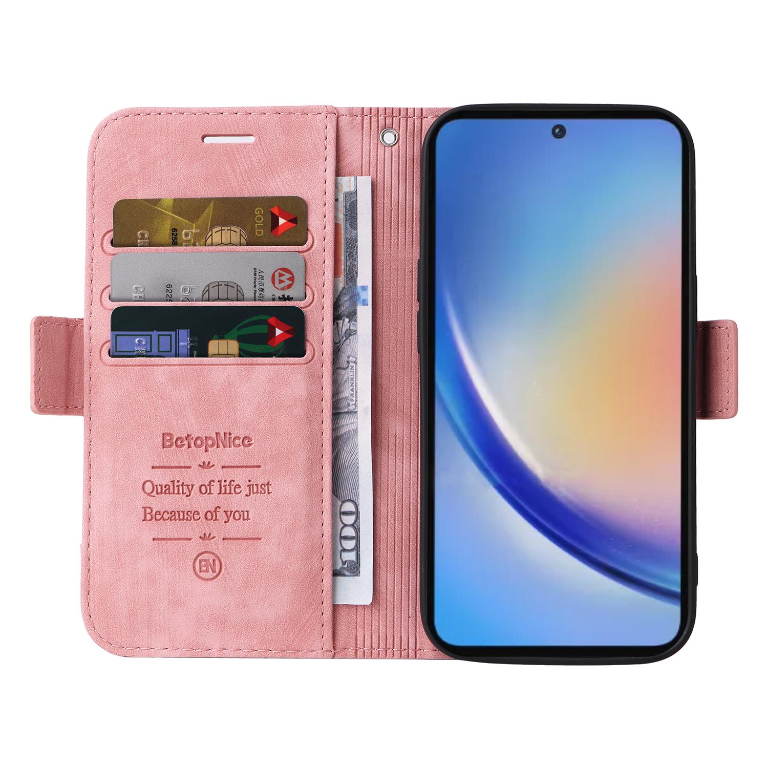 BETOPNICE 001 for Samsung Galaxy A35 5G Cell Phone Case Leather Wallet Card Slots Cover Purple
BETOPNICE 001 for Samsung Galaxy A35 5G Cell Phone Case Leather Wallet Card Slots Cover Purple