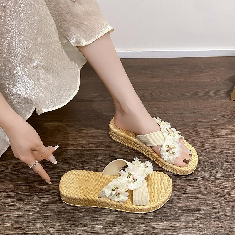 Women s 3D Flower Flat Sandals Casual Non-Slip Slides Open-Toe Summer Vacation Slippers Beach Boho Slides Shoes Lightweight Dress Shoes for Women 40/41 абрикосовий
Women s 3D Flower Flat Sandals Casual Non-Slip Slides Open-Toe Summer Vacation Slippers Beach Boho Slides Shoes Lightweight Dress Shoes for Women 40/41 абрикосовий