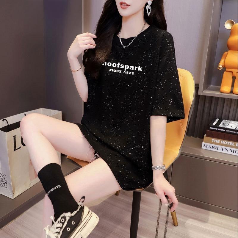 Женская футболка с короткими рукавами Full of Star Summer Design Sense of Niche Fashion Loose Medium Long Top M чёрный
Женская футболка с короткими рукавами Full of Star Summer Design Sense of Niche Fashion Loose Medium Long Top M чёрный