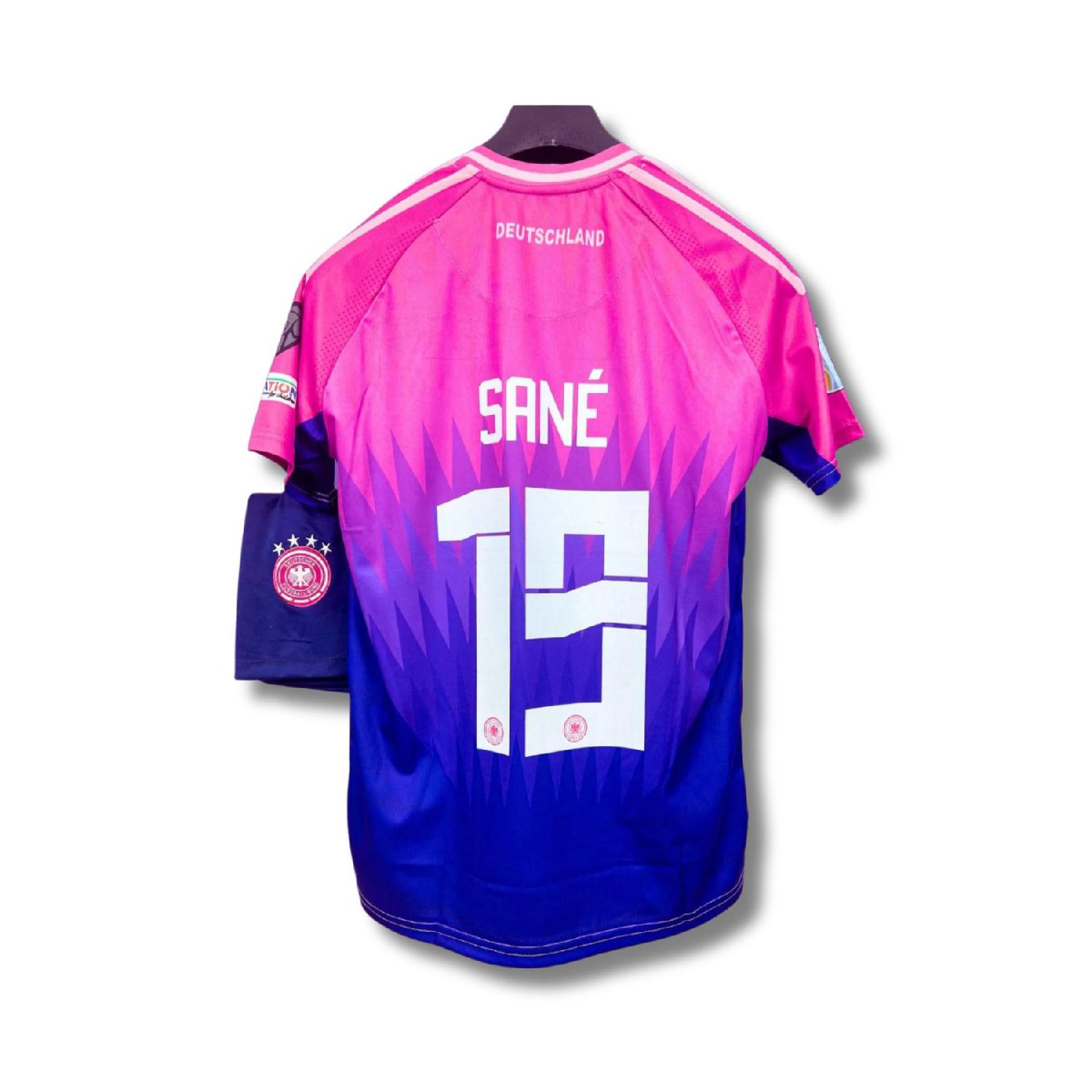Germany Euro 2024 Leroy Sane Pink Kids Jersey (jersey-shorts-socks-bracelet) Set Of 4 3-4 Yaş чистый
Germany Euro 2024 Leroy Sane Pink Kids Jersey (jersey-shorts-socks-bracelet) Set Of 4 3-4 Yaş чистый