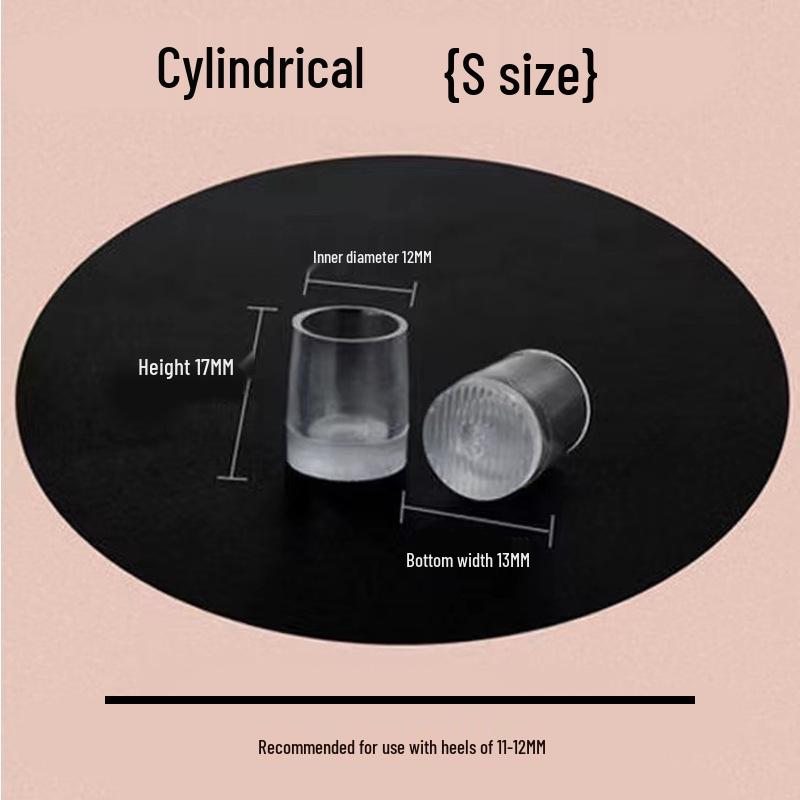Women s Round Heel Protector Cover: Silent, Wear-Resistant, Anti-Slip, High Heel Nail Cover.
Women s Round Heel Protector Cover: Silent, Wear-Resistant, Anti-Slip, High Heel Nail Cover.