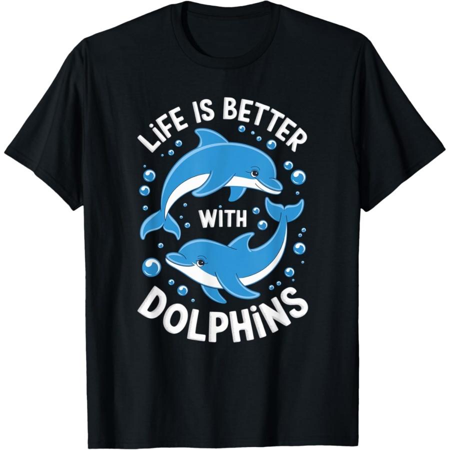 Life Is Better With Dolphins Funny Dolphin Lover T-Shirt XXXXXL чёрный
Life Is Better With Dolphins Funny Dolphin Lover T-Shirt XXXXXL чёрный