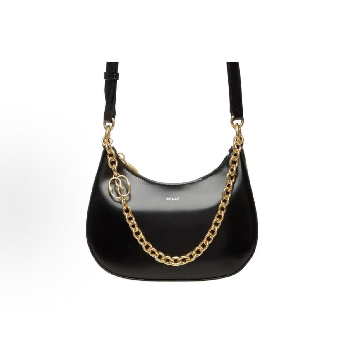 Bally Emblem Metal Short Chain Handle Badge Link Patent Calfskin Mini Handheld Shoulder Crossbody Bag Women Handbags Black 6306592 Basic Set (Bag+Dust Bag)
Bally Emblem Metal Short Chain Handle Badge Link Patent Calfskin Mini Handheld Shoulder Crossbody Bag Women Handbags Black 6306592 Basic Set (Bag+Dust Bag)