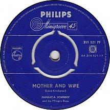 7inch Record JAMAICA JOHNNY HIS MILAGRO BOYS Mother And Wife 315521PF Philips 1958 Netherland Pop Used
7inch Record JAMAICA JOHNNY HIS MILAGRO BOYS Mother And Wife 315521PF Philips 1958 Netherland Pop Used