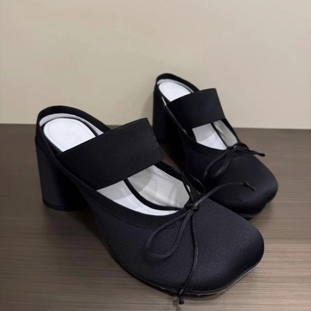 Bow-Shaped Headband Half-Slipper Women S 2025 New Style Thick-Heeled Design Niche High-Heeled Flip-Flops 35
Bow-Shaped Headband Half-Slipper Women S 2025 New Style Thick-Heeled Design Niche High-Heeled Flip-Flops 35