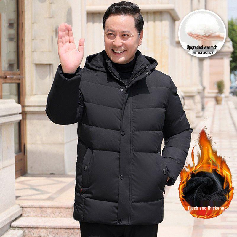 Men s Fleece-Lined Warm Winter Cotton Jacket for Middle-Aged and Elderly Dads 5XL for 165-185 kg
Men s Fleece-Lined Warm Winter Cotton Jacket for Middle-Aged and Elderly Dads 5XL for 165-185 kg