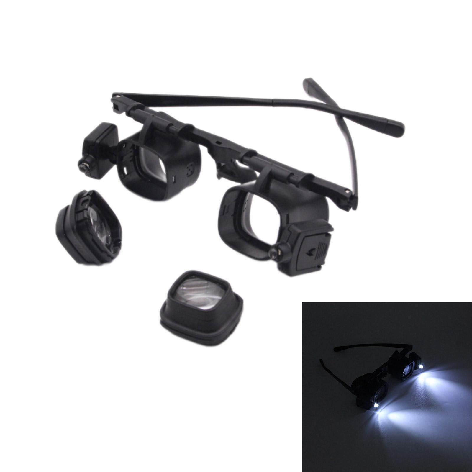 Headband Magnifying Glass 2 4 6 10 22X Illumination Head Mount Magnifier Lens for Close Work Watch Repair Eye Loupes
Headband Magnifying Glass 2 4 6 10 22X Illumination Head Mount Magnifier Lens for Close Work Watch Repair Eye Loupes