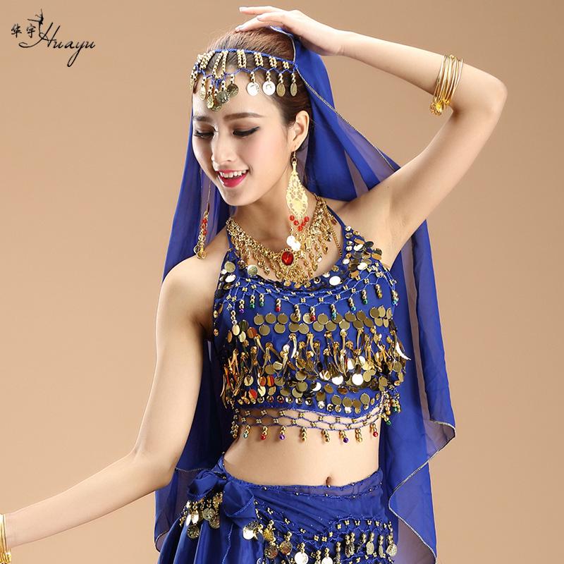 Huayu Dance Belly Dance Costumes - Colorful Sequined Tops with Bells for a Sexy Dance Party One Size королівський синій колір
Huayu Dance Belly Dance Costumes - Colorful Sequined Tops with Bells for a Sexy Dance Party One Size королівський синій колір