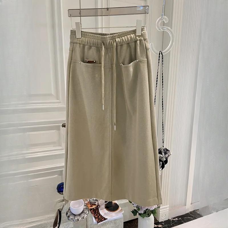 American Casual Pocket Mid-length Skirt Women s Summer Elastic Waist Short Skirt M чорний
American Casual Pocket Mid-length Skirt Women s Summer Elastic Waist Short Skirt M чорний