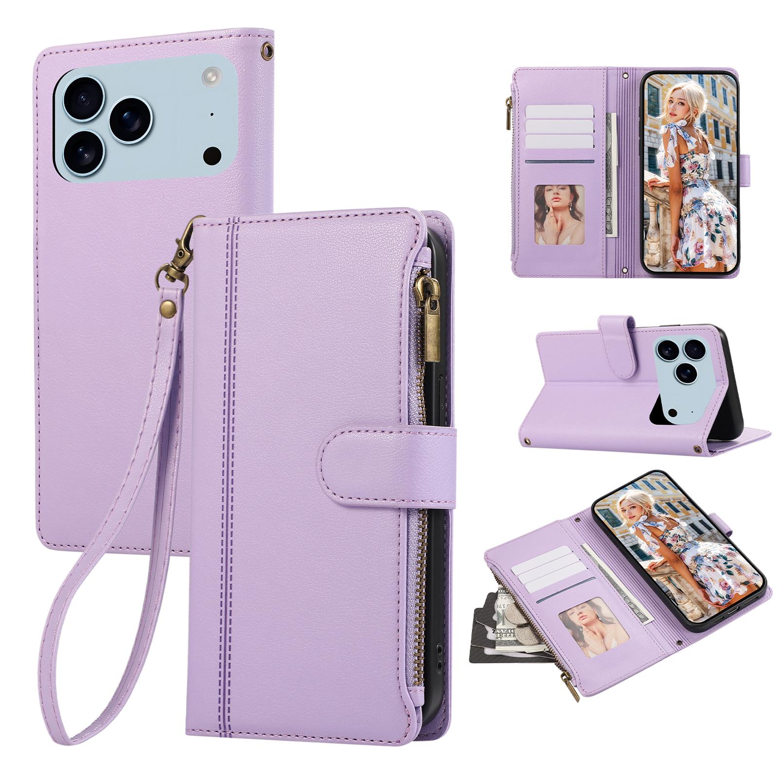 Чехол для iPhone 17 Pro с несколькими отделениями для карт, на молнии, кожаный чехол для телефона с ремешком на запястье Purple
Чехол для iPhone 17 Pro с несколькими отделениями для карт, на молнии, кожаный чехол для телефона с ремешком на запястье Purple