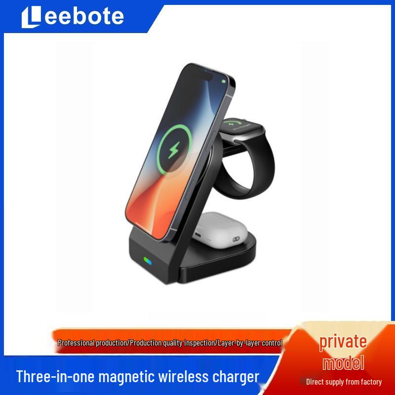 Cross 3-in-1 Magnetic Wireless Charging Station for Phone, Headphones, Stand - 15W New B-23 Revision чорний
Cross 3-in-1 Magnetic Wireless Charging Station for Phone, Headphones, Stand - 15W New B-23 Revision чорний