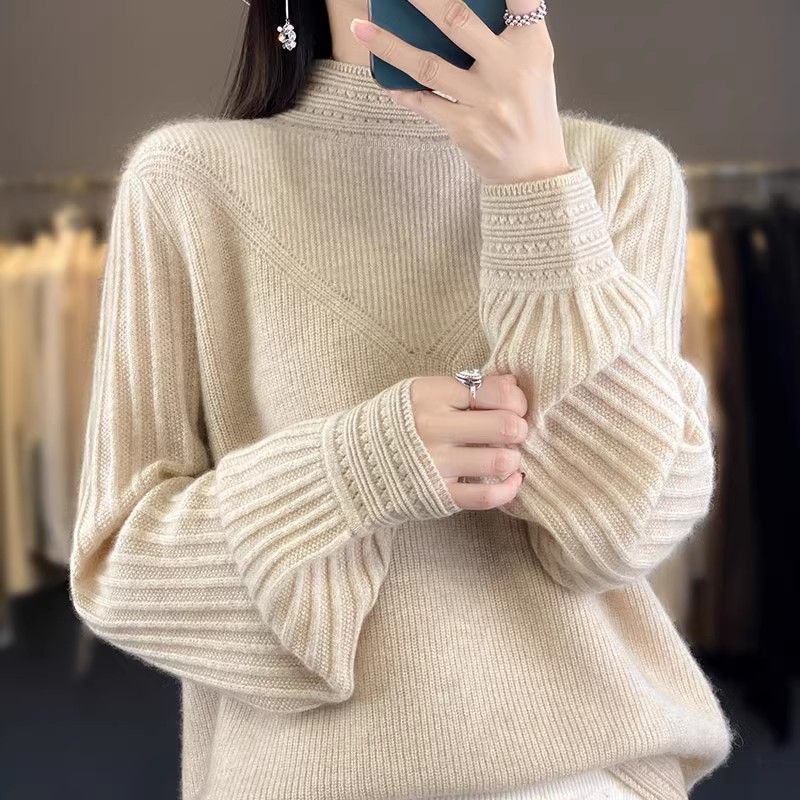 Утягивающий свитер с воротником-стойкой - повседневный трикотажный топ с длинными рукавами для женщин, идеально подходит для осени и зимы L
Утягивающий свитер с воротником-стойкой - повседневный трикотажный топ с длинными рукавами для женщин, идеально подходит для осени и зимы L