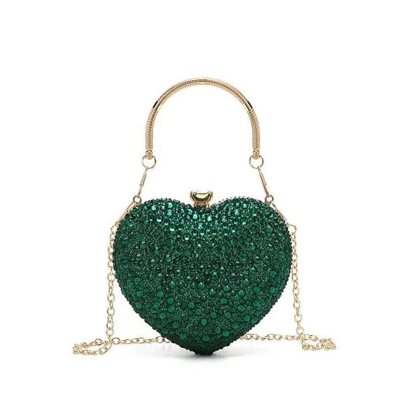 Rhinestone Bag Women S Summer Fashion Mini Love Shoulder Oblique Span Love Dinner Bag 14*6*13cm зелений
Rhinestone Bag Women S Summer Fashion Mini Love Shoulder Oblique Span Love Dinner Bag 14*6*13cm зелений