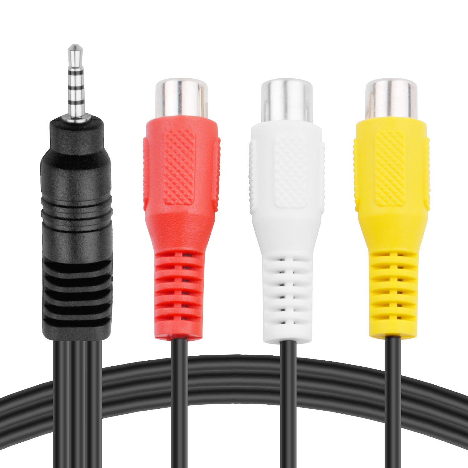 1pc Male to 3RCA Female Adapter Cable Composite Cable Extension Cable for MP3 Player Av Audio 30cm 2.5mm
1pc Male to 3RCA Female Adapter Cable Composite Cable Extension Cable for MP3 Player Av Audio 30cm 2.5mm