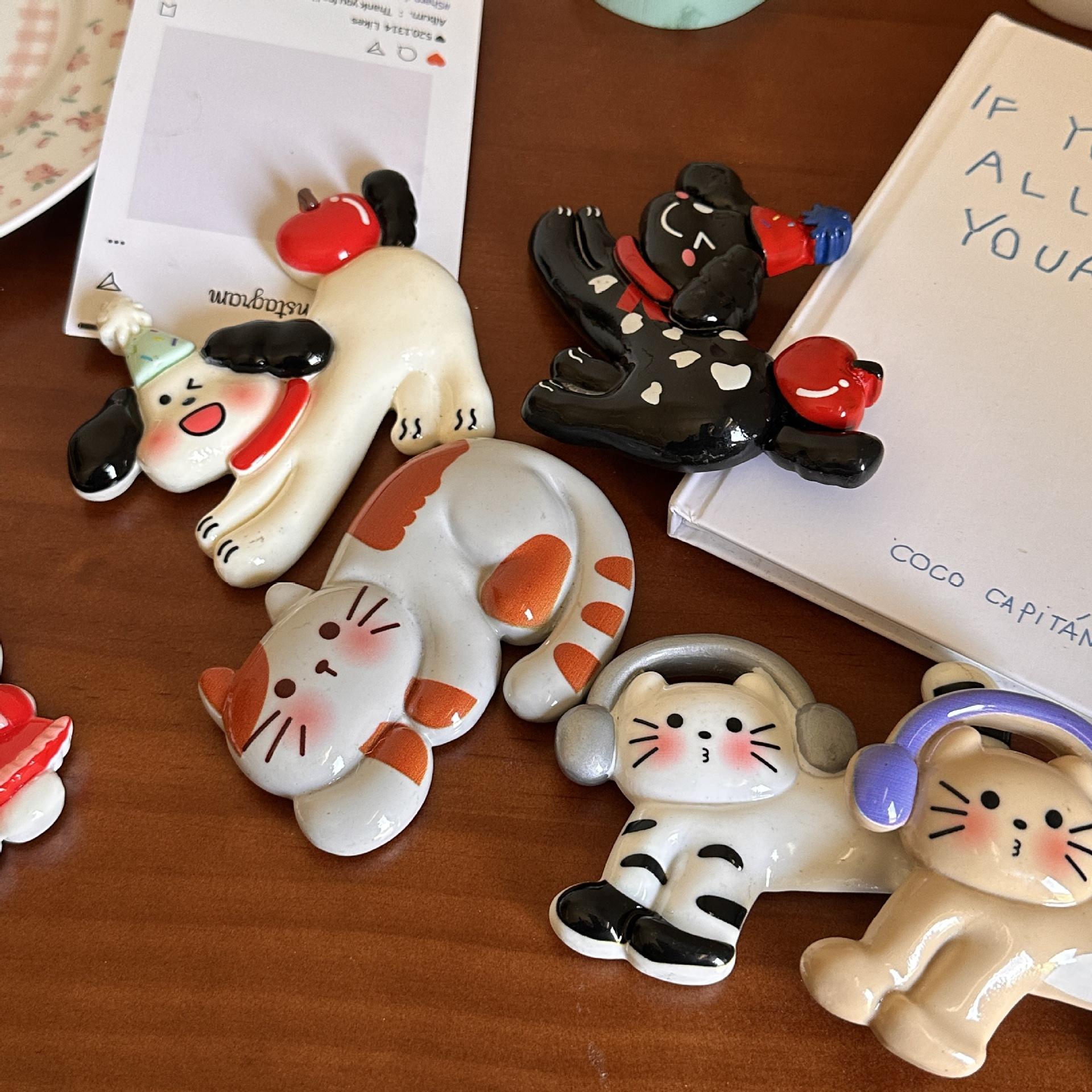 1PC Cartoon Cat and Dog Cute Magnetic Attraction Design Creative Multiple Styles Funny Refrigerator Sticker Decorative Accessories
1PC Cartoon Cat and Dog Cute Magnetic Attraction Design Creative Multiple Styles Funny Refrigerator Sticker Decorative Accessories