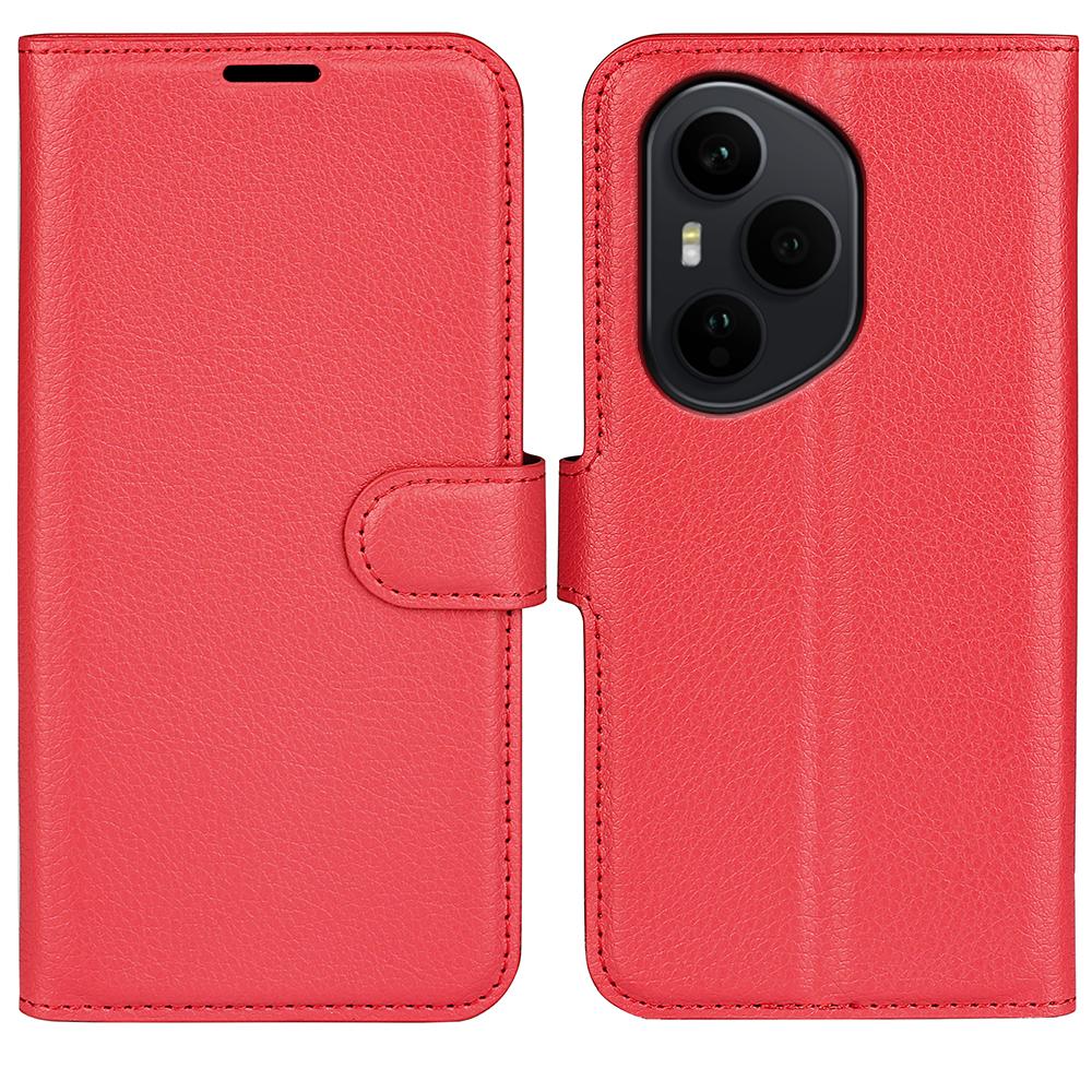 Для Honor 400 Pro 5G (Глобальный) Чехол Кожаный бумажник с текстурой личи, противоударный, для телефона Red
Для Honor 400 Pro 5G (Глобальный) Чехол Кожаный бумажник с текстурой личи, противоударный, для телефона Red