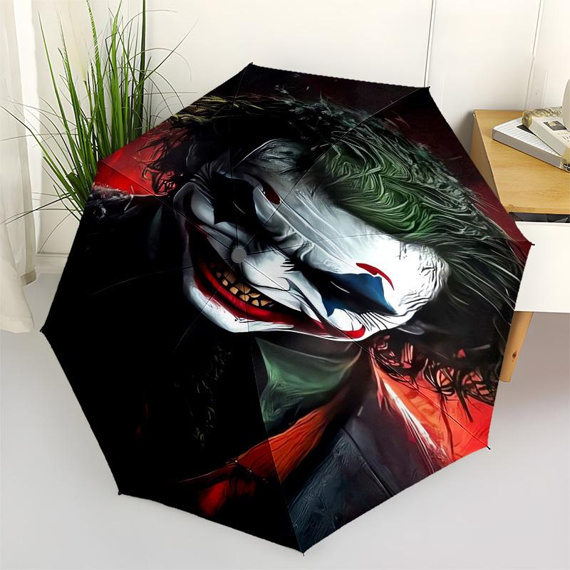 1pc Joker Clown Artwork Print Umbrella with Plastic Handle,Cartoon Pattern,Suitable for All Seasons Multi-functional Umbrella303
1pc Joker Clown Artwork Print Umbrella with Plastic Handle,Cartoon Pattern,Suitable for All Seasons Multi-functional Umbrella303