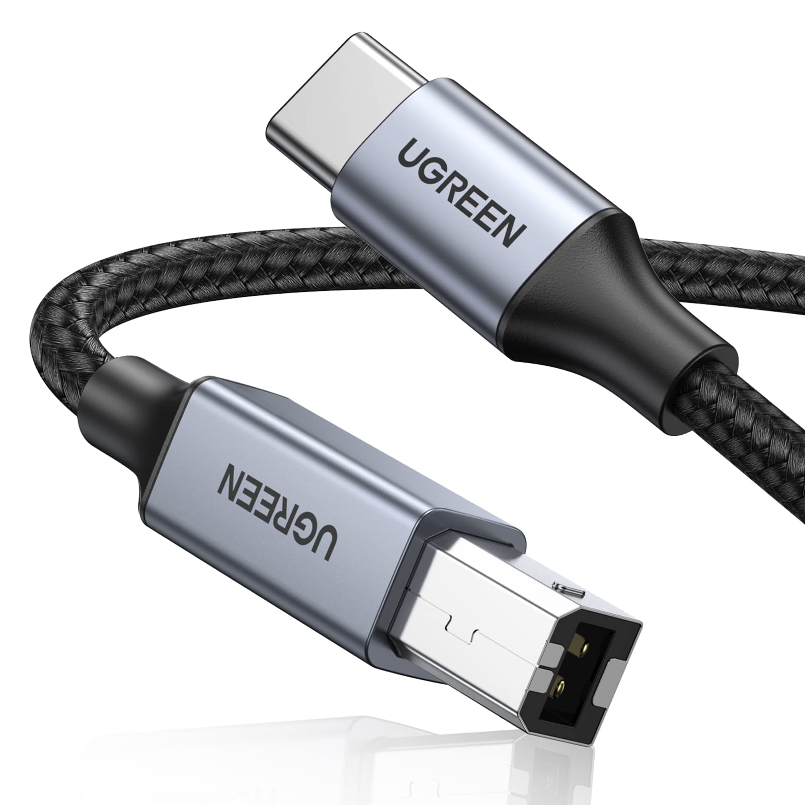 UGREEN USB B to C Printer Cable USB Cable to Cable High Durability Suitable for Audio DAC Mixer MIDI Keyboard Electronic Piano DJ Controller Printer
UGREEN USB B to C Printer Cable USB Cable to Cable High Durability Suitable for Audio DAC Mixer MIDI Keyboard Electronic Piano DJ Controller Printer