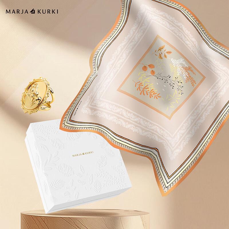 MARJA KURKI Double-Sided Mulberry Silk Square Scarf
MARJA KURKI Double-Sided Mulberry Silk Square Scarf