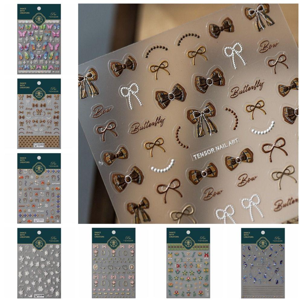 Manicure Ornaments Butterfly Nail Stickers Nail Art Supplies Bow Nail Decorations Girls StyleB
Manicure Ornaments Butterfly Nail Stickers Nail Art Supplies Bow Nail Decorations Girls StyleB
