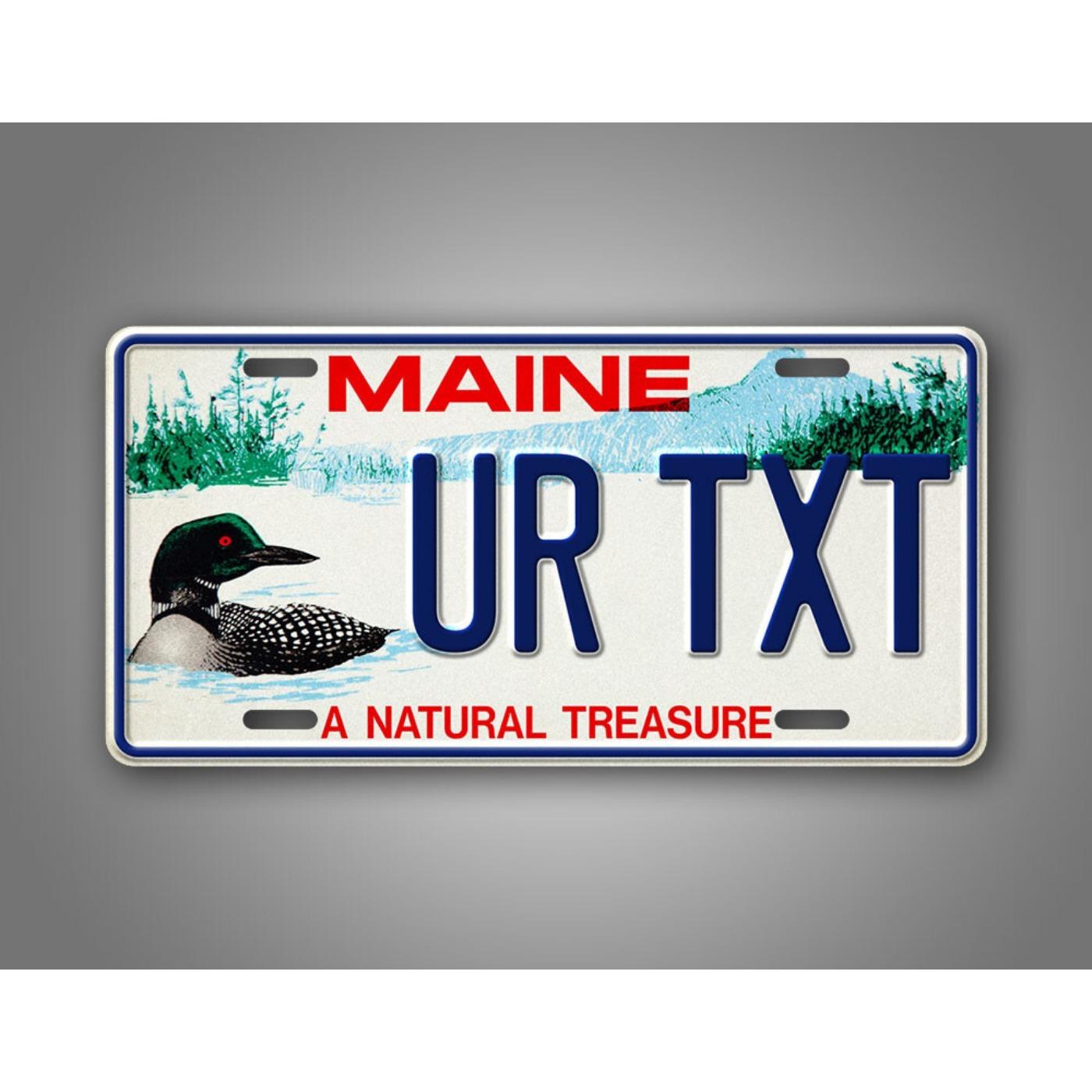 Personalized Maine License Plate Metal Tin Sign Decorative Wall Art Dustproof Waterproof for Car Home Garage Decoration білий
Personalized Maine License Plate Metal Tin Sign Decorative Wall Art Dustproof Waterproof for Car Home Garage Decoration білий