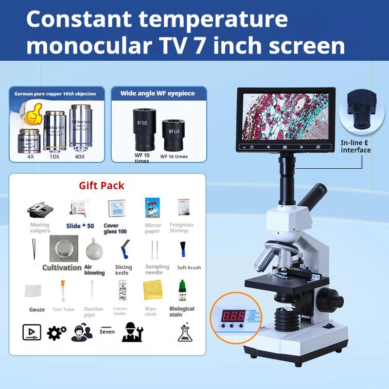 High Magnification Constant Temperature Heating Biological Microscope for Professional Aquaculture To Observe Sperm, Eggs
High Magnification Constant Temperature Heating Biological Microscope for Professional Aquaculture To Observe Sperm, Eggs