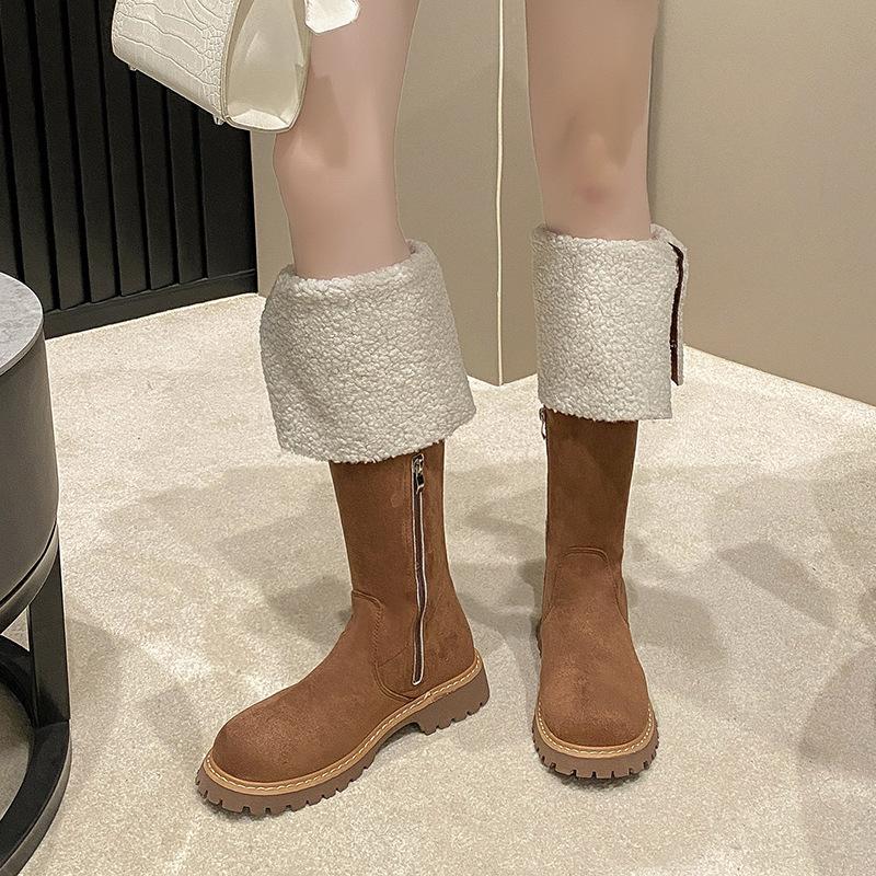 2025 retro two-wear folded platform western boots autumn and winter new boots thick heel knee boots knight boots 40
2025 retro two-wear folded platform western boots autumn and winter new boots thick heel knee boots knight boots 40