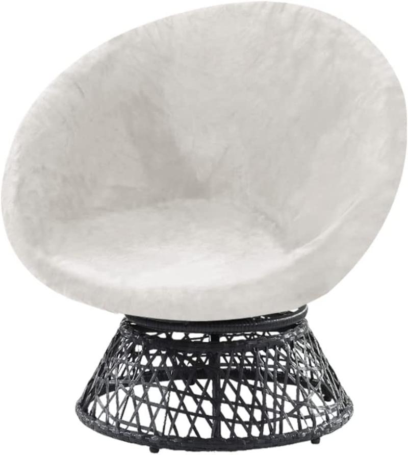 Velvet Round Saucer Chair Cover (Slipcover Only) Papasan Chair Cushion Cover Removable Furniture Protector for Living Room Medium
Velvet Round Saucer Chair Cover (Slipcover Only) Papasan Chair Cushion Cover Removable Furniture Protector for Living Room Medium