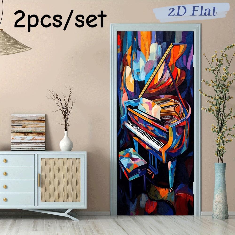 2pcs color abstract piano art wall stickers, modern living room entrance decoration stickers, removable self-adhesive murals, be (as the picture,38.5x200cmx2)
2pcs color abstract piano art wall stickers, modern living room entrance decoration stickers, removable self-adhesive murals, be (as the picture,38.5x200cmx2)