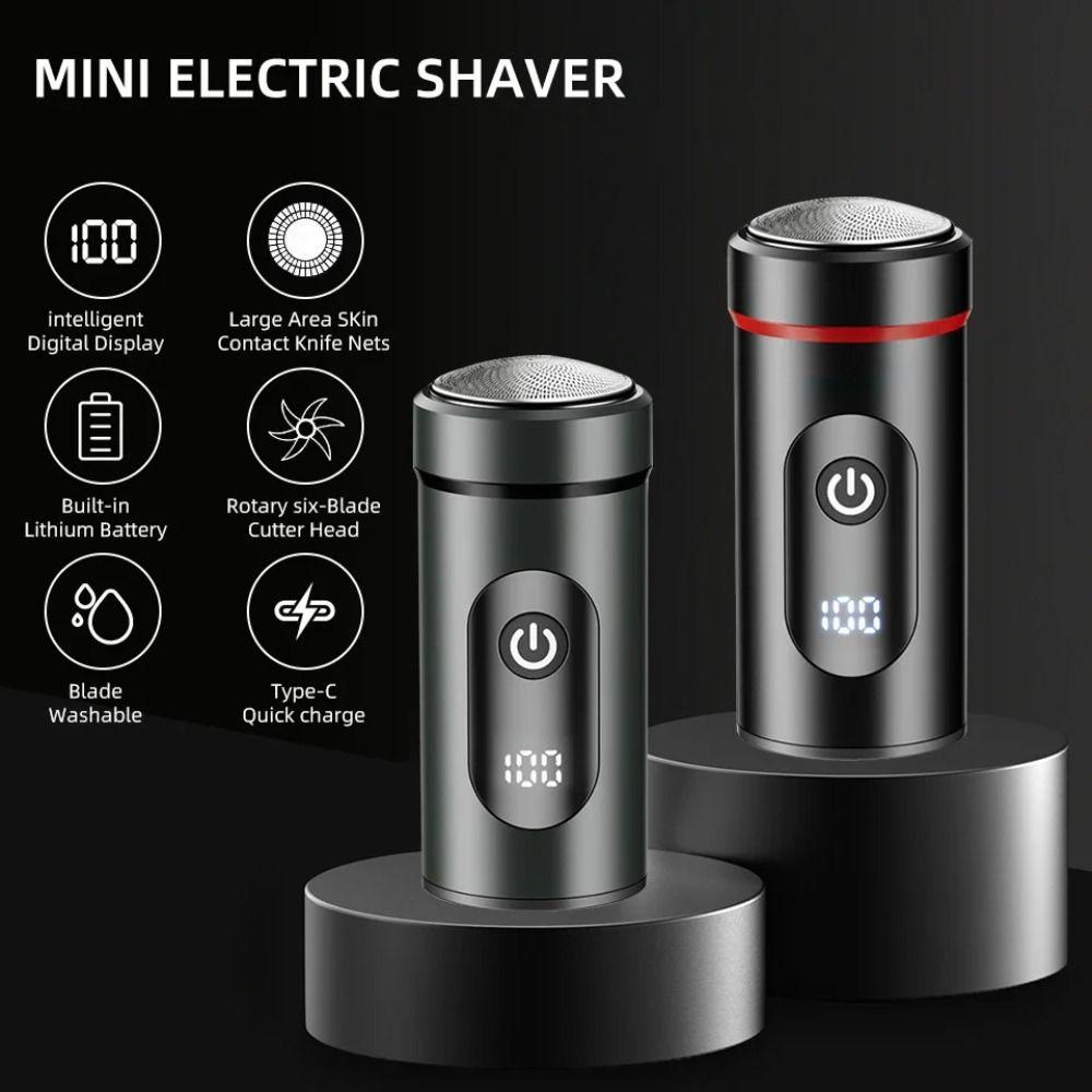 Waterproof Beard Trimmer Aluminium alloy Pocket Razor Mini Electric Shaver for Home Travel сірий
Waterproof Beard Trimmer Aluminium alloy Pocket Razor Mini Electric Shaver for Home Travel сірий