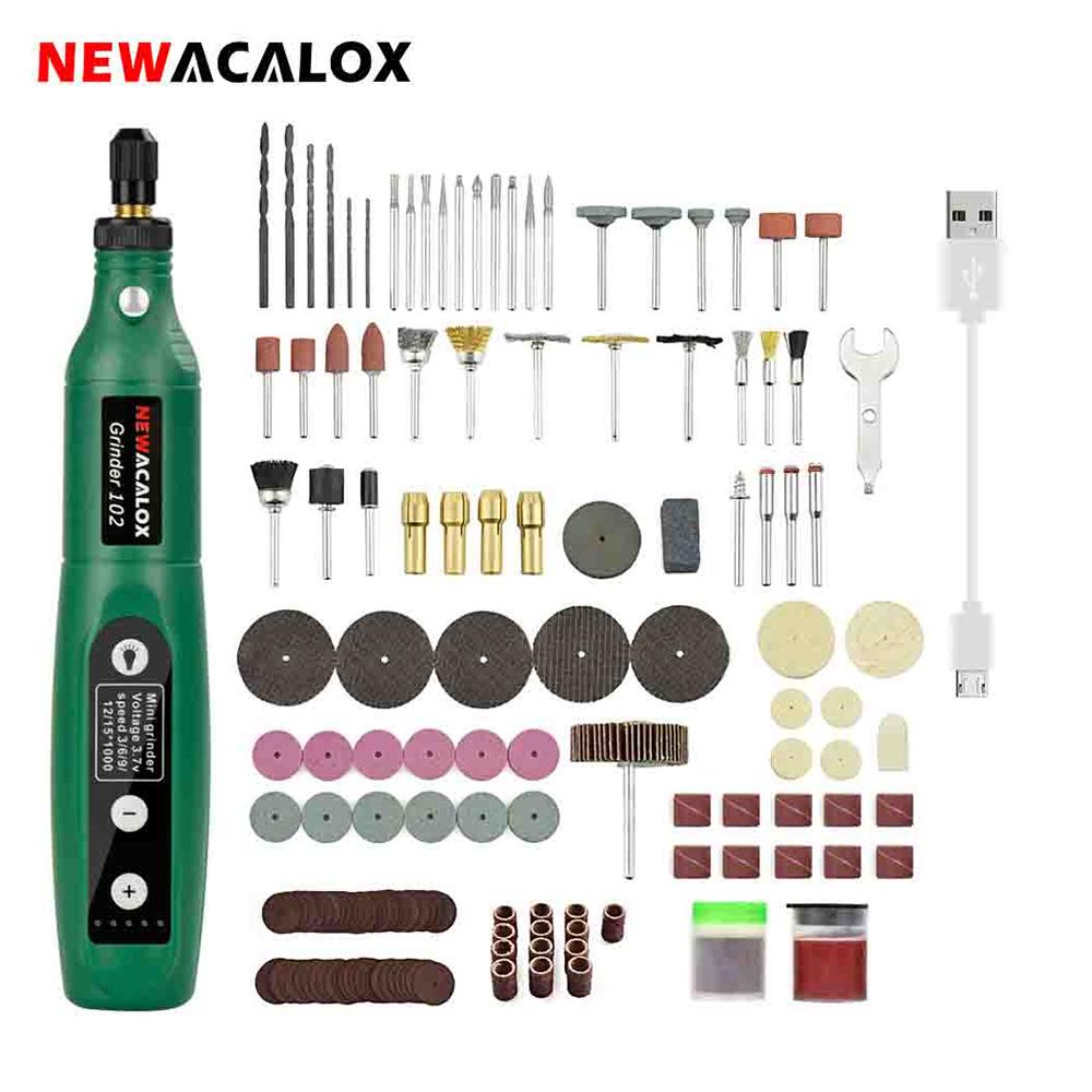NEWACALOX USB-зарядка с переменной скоростью, мини-шлифовальный станок, набор вращающихся инструментов, шлифовальный станок с 126 шт., аксессуары для гравировки
NEWACALOX USB-зарядка с переменной скоростью, мини-шлифовальный станок, набор вращающихся инструментов, шлифовальный станок с 126 шт., аксессуары для гравировки