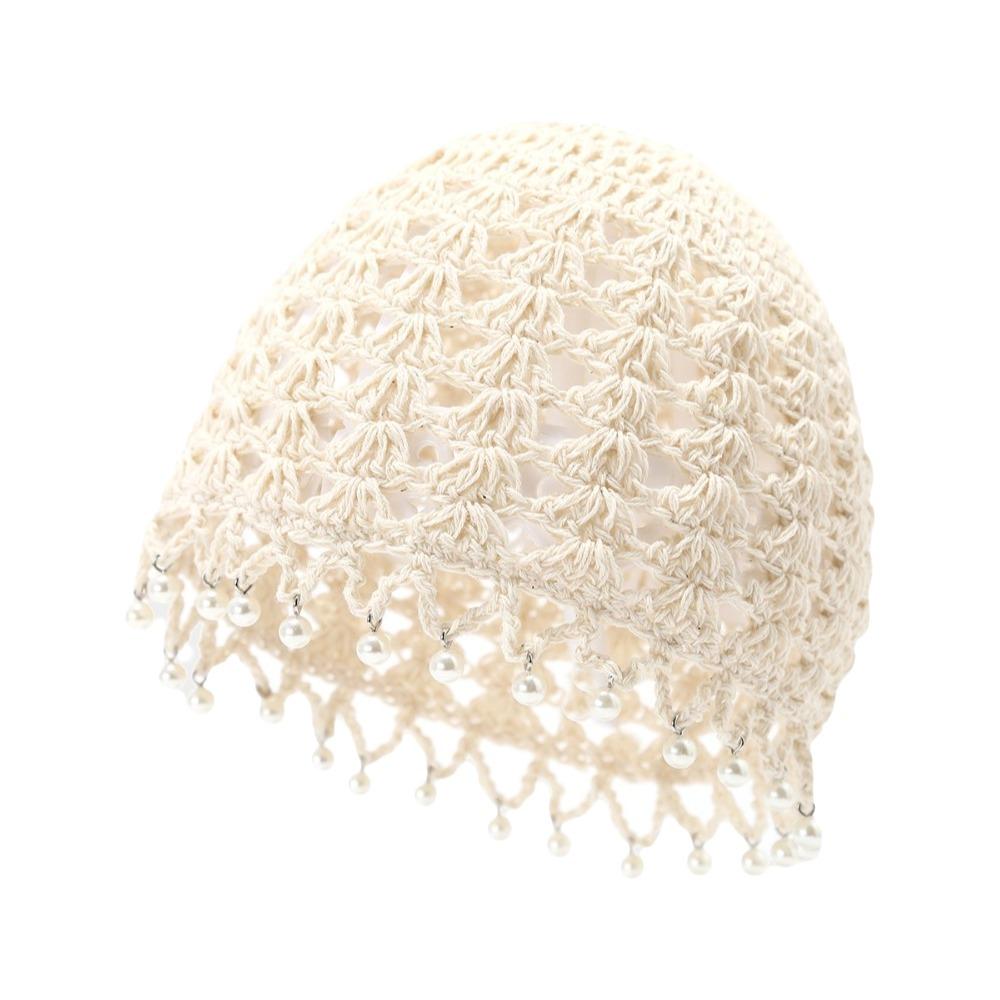 Cute Hollowed Out Knitted Hat Round Beads Pearl Fringed Beret Cap Breathable Beanies Cap Daily Use бежевый
Cute Hollowed Out Knitted Hat Round Beads Pearl Fringed Beret Cap Breathable Beanies Cap Daily Use бежевый