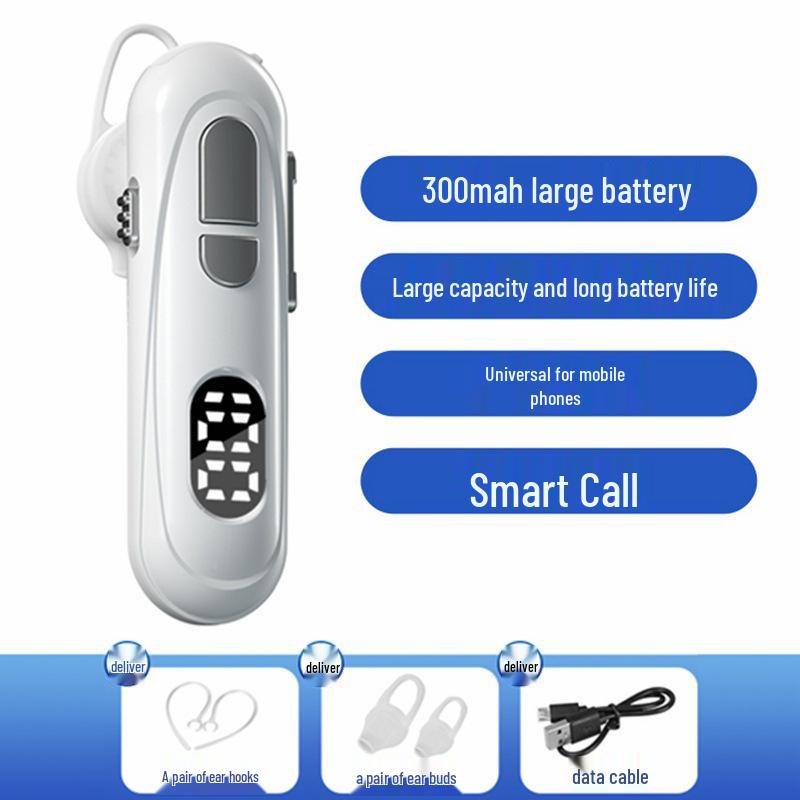 Digital Display Wireless Bluetooth Business Ear Hook Headset - Standby King
Digital Display Wireless Bluetooth Business Ear Hook Headset - Standby King