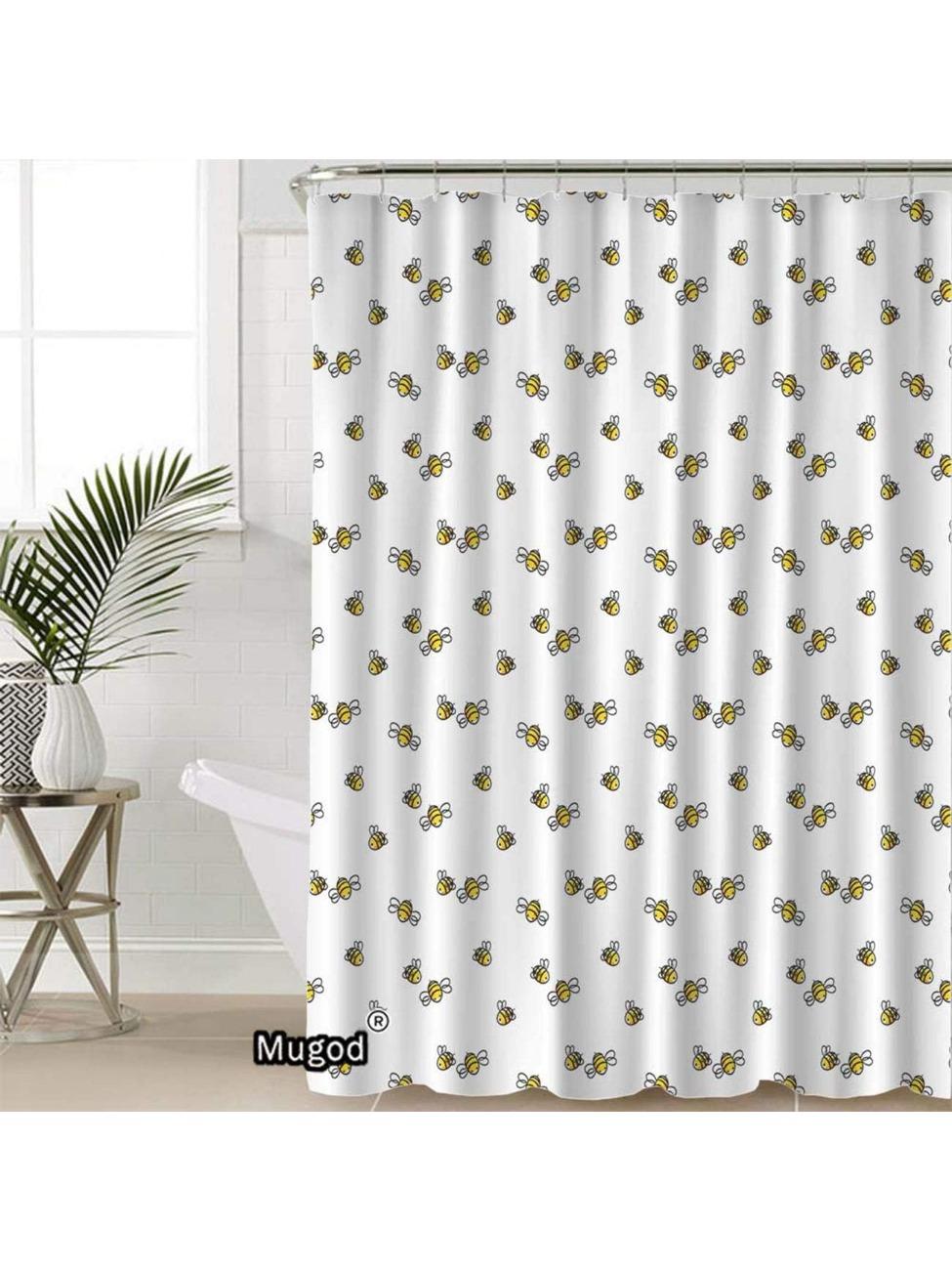Bee Shower Curtains Cute Cartoon Baby Bee Seamless Pattern Honey Vector Decorative Bathroom Waterproof Fabric Shower W60H190(CM)-1 Pcs
Bee Shower Curtains Cute Cartoon Baby Bee Seamless Pattern Honey Vector Decorative Bathroom Waterproof Fabric Shower W60H190(CM)-1 Pcs