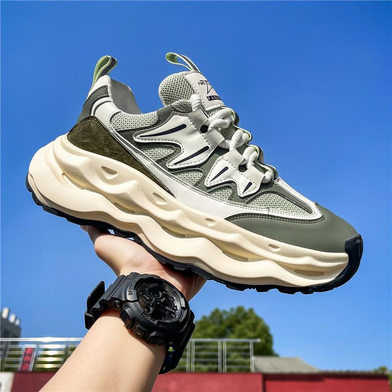 Casual Male Shoes Dress for Men Fashion Mesh Leather Breathable Shoe Original Man Sneakers Deals Comfortable Outdoor Thick Sole 39 зелений
Casual Male Shoes Dress for Men Fashion Mesh Leather Breathable Shoe Original Man Sneakers Deals Comfortable Outdoor Thick Sole 39 зелений