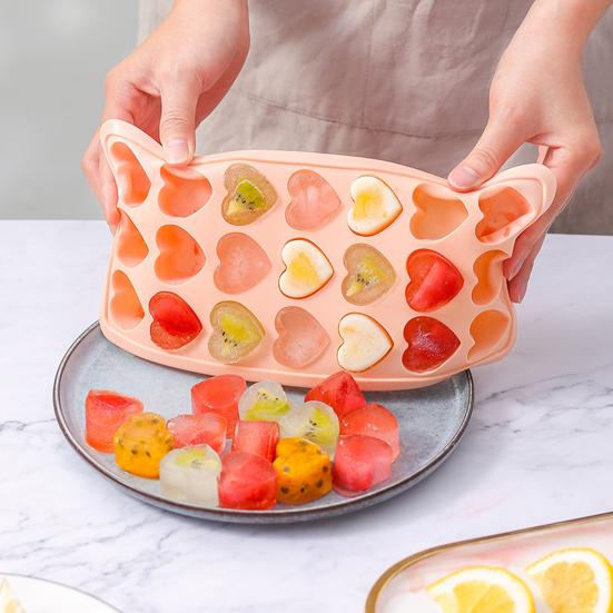 Yousheng Ice Cube Tray Heart Shape Food-grade Silicone 21 Grids Large Capacity Ice Tray Mold for Bar Heart синій
Yousheng Ice Cube Tray Heart Shape Food-grade Silicone 21 Grids Large Capacity Ice Tray Mold for Bar Heart синій